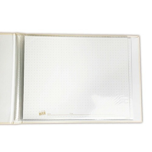 【アルバムの日記念特価】ナカバヤシ おもいで写真アルバム ホワイト ア-ODA-2の商品画像6枚目