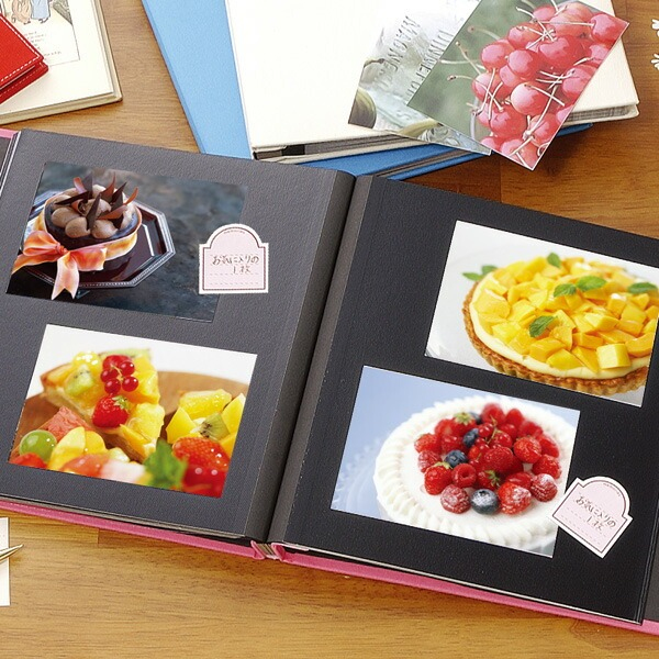 【アルバムの日記念特価】ナカバヤシ 100年台紙フリー替台紙 デミ アH-DFR-5-Dブラック (5枚組)の商品画像4枚目