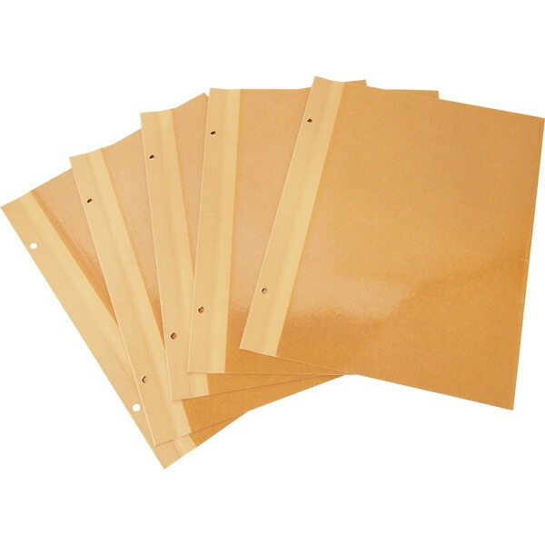 ナカバヤシ/フリー替台紙/A4 ア-A4PR-5-KR　(5枚組)の商品画像5枚目