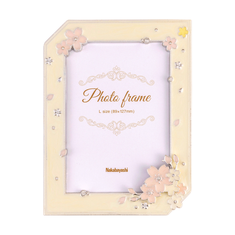 ナカバヤシ フォトフレーム/金属製/サクラ/L F-TA-118-L