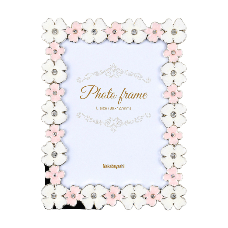 ナカバヤシ フォトフレーム/金属製/フラワー/L F-TA-121-L