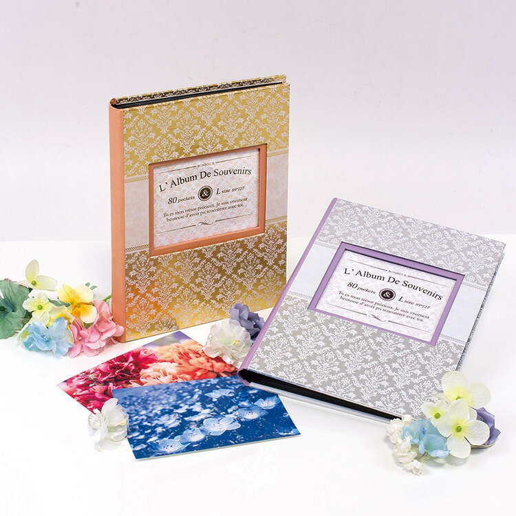 【アルバムの日記念特価】ナカバヤシ フォトランクシリーズ ウィンドウカバーアルバム L判2段80枚収納 ア-FTPW-L-204-V バイオレットの商品画像2枚目