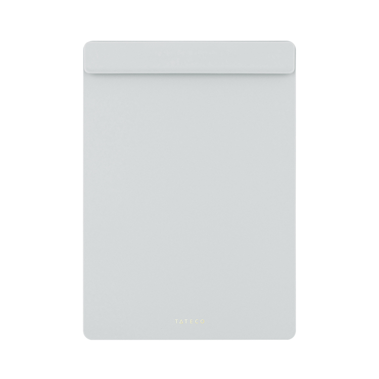 ナカバヤシ スタンドクリップボード/タテヨコ/A4/アイスグレー QB-TTCA4-GY