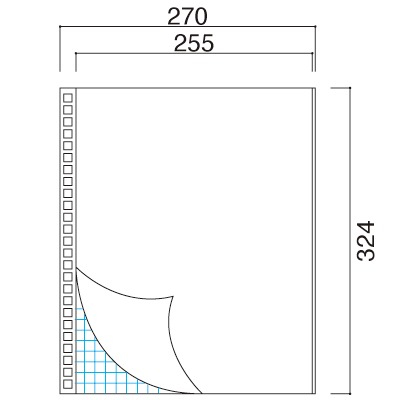 ナカバヤシ フォートフリーアルバム用替台紙 ロッ骨式 25穴 四ツ切 ア-PR-5　(3枚組)の商品画像2枚目