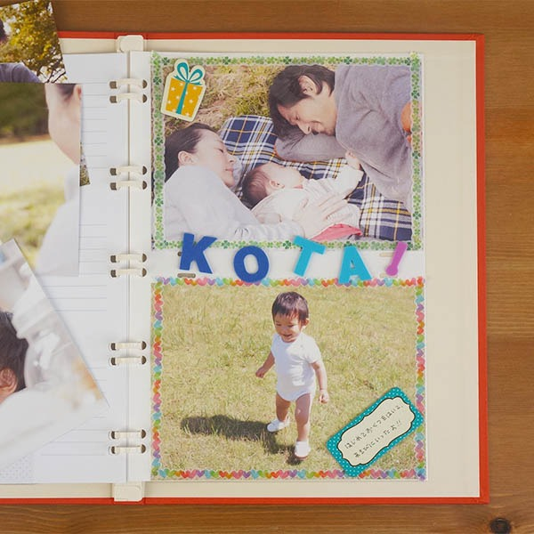 【アルバムの日記念特価】ナカバヤシポケット替台紙 バインダー式 2L判2段ポケットアP-MYR-103-W (10枚組)の商品画像2枚目