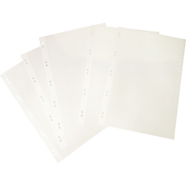 ナカバヤシ ライトフリー替台紙 バインダー式 アL-MYR-101-W　(5枚組)の商品画像2枚目