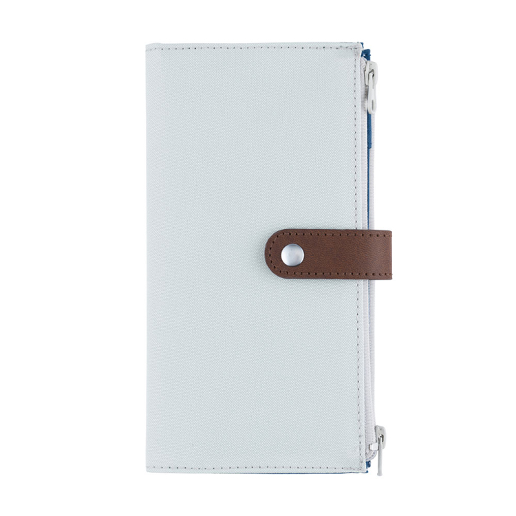 【2026年度版 手帳】 ナカバヤシ ウォレットダイアリー2026/グレー WD-019-26N【ポスト投函1】