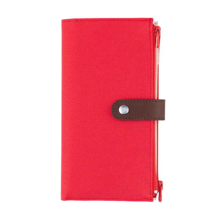 【2026年度版 手帳】 ナカバヤシ ウォレットダイアリー2026/レッド WD-019-26R【ポスト投函1】