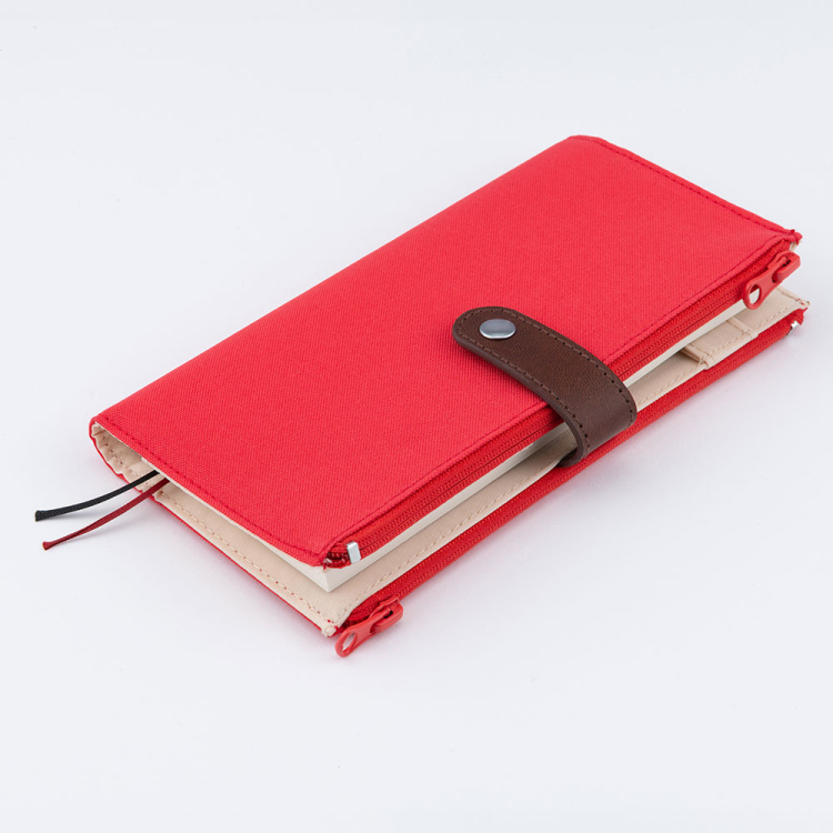 【2026年度版 手帳】 ナカバヤシ ウォレットダイアリー2026/レッド WD-019-26R【ポスト投函1】の商品画像2枚目