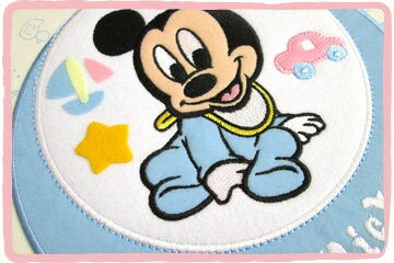 【アルバムの日記念特価】\アルバムづくり応援キャンペーン中!/ 【★刺繍名入れ代込】ナカバヤシ ディズニーベビーフエルアルバム ベビーミッキー&フレンズ L ア-LB-617-1 ミッキーの商品画像7枚目
