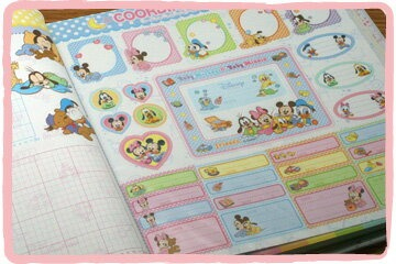 【アルバムの日記念特価】\アルバムづくり応援キャンペーン中!/ 【★刺繍名入れ代込】ナカバヤシ ディズニーベビーフエルアルバム ベビーミッキー&フレンズ L ア-LB-617-1 ミッキーの商品画像11枚目