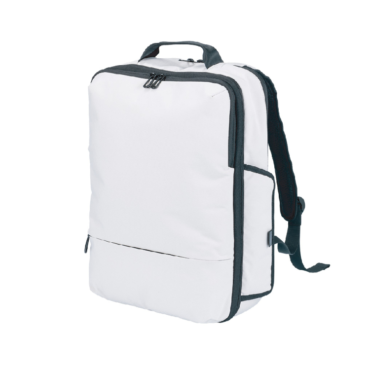 ナカバヤシ 厚みが変わるPCバックパック/リサイクル/LGY CB-285LGY (tm)の商品画像3枚目