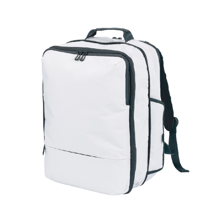 ナカバヤシ 厚みが変わるPCバックパック/リサイクル/LGY CB-285LGY (tm)の商品画像4枚目