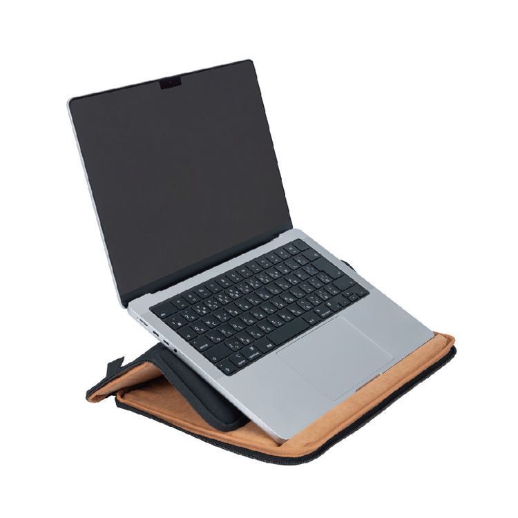 ナカバヤシ 14インチ用 PCスタンドインナーケース/LGY SZC-FC142407LGY (tm)の商品画像5枚目