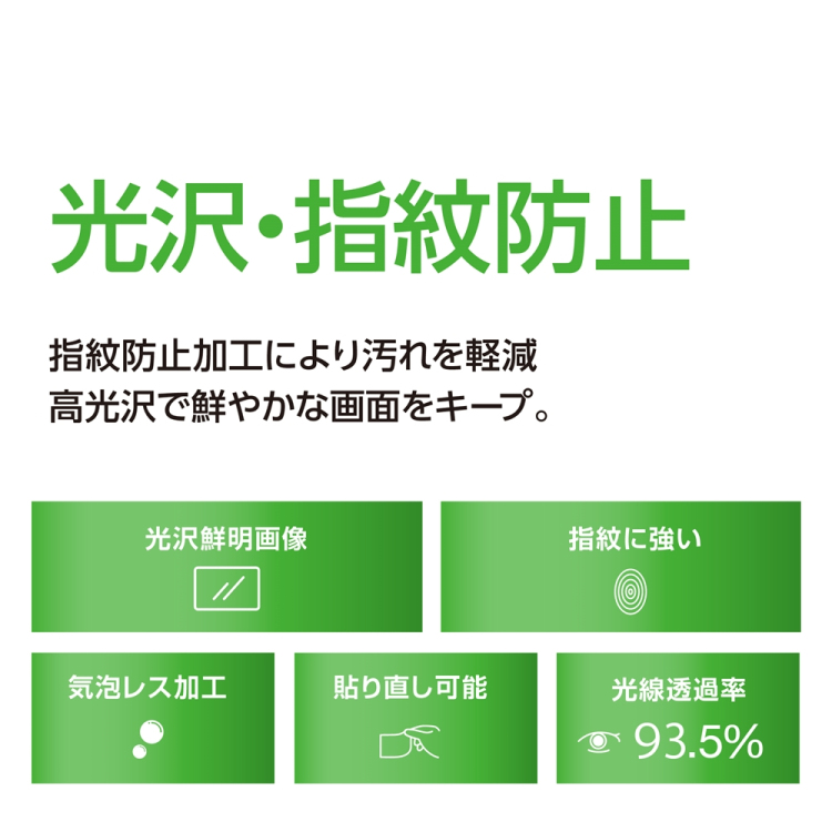 ナカバヤシ PC用 液晶保護フィルム 光沢・指紋防止16W(16:10) SF-NFLS160W2 (tm)の商品画像2枚目