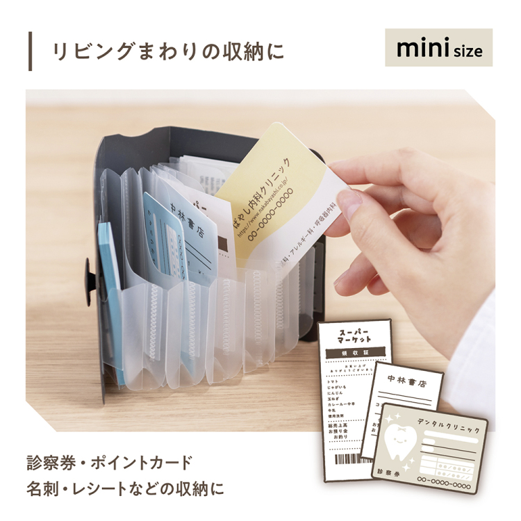 ナカバヤシ かたづくファイル/mini/ホワイト DF-KTDF-MN-Wの商品画像17枚目