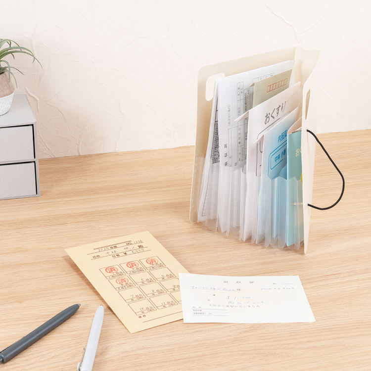 ナカバヤシ かたづくファイル/A5/ホワイト DF-KTDF-A5-Wの商品画像6枚目