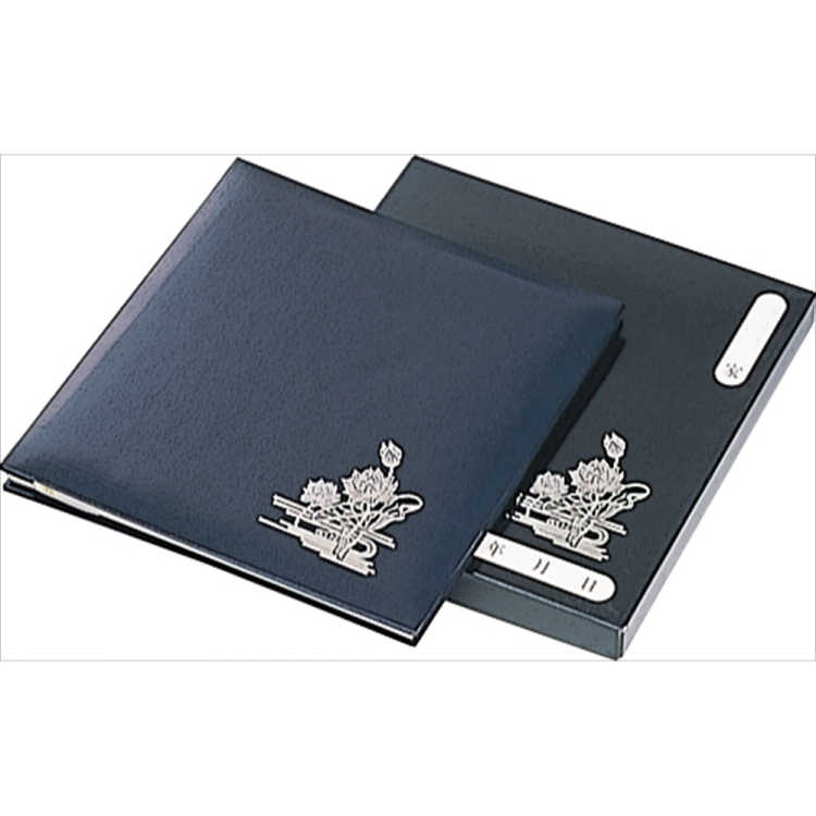 【アルバムの日記念特価】アルバム お買い得 ナカバヤシ 葬儀用アルバム Sサイズ リナ ア-SSO-1 フリー台紙 写真 貼り付け フォトアルバムの商品画像2枚目