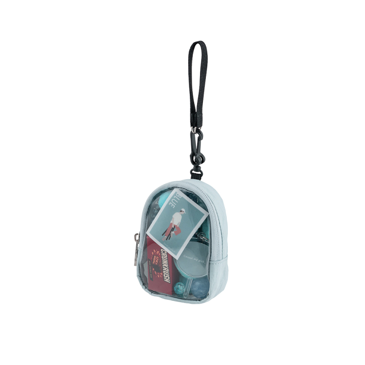ナカバヤシ シースルーミニミニリュック/ライトブルー SZC-PO02LBL (tm)の商品画像3枚目