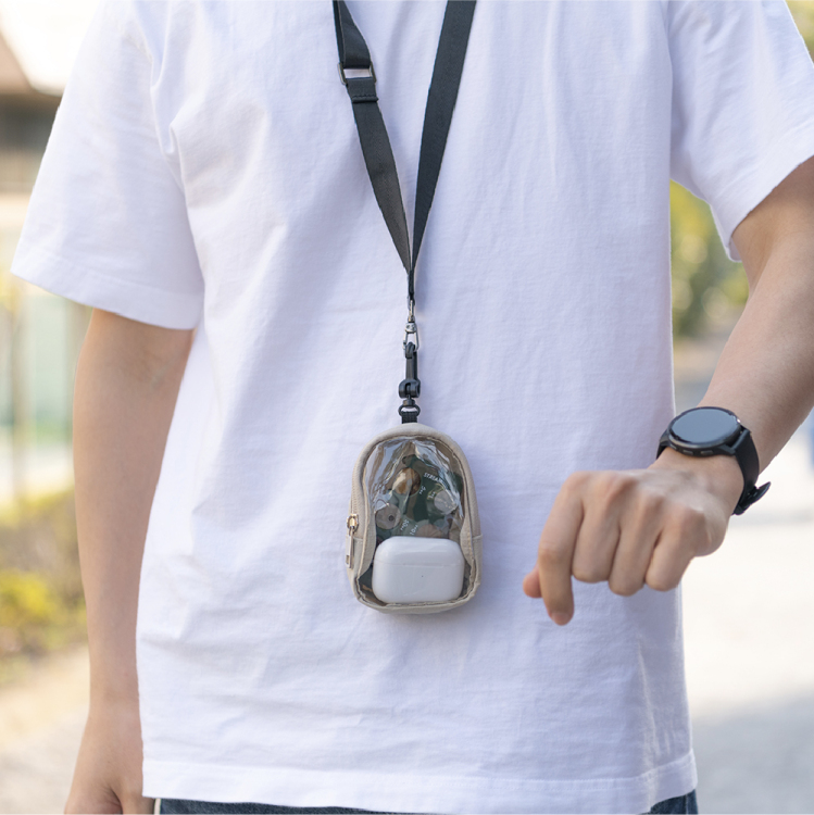 ナカバヤシ シースルーミニミニリュック/ライトピンク SZC-PO02P (tm)の商品画像9枚目