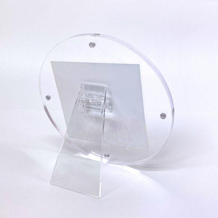 ナカバヤシ アクリルマグネットフォトフレーム ラウンド 円型 スクエア判 スタンドタイプ 写真立て IT-FL-A03-SQの商品画像8枚目