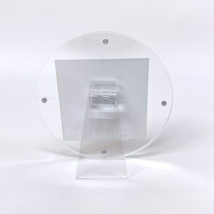 ナカバヤシ アクリルマグネットフォトフレーム ラウンド 円型 スクエア判 スタンドタイプ 写真立て IT-FL-A03-SQの商品画像9枚目