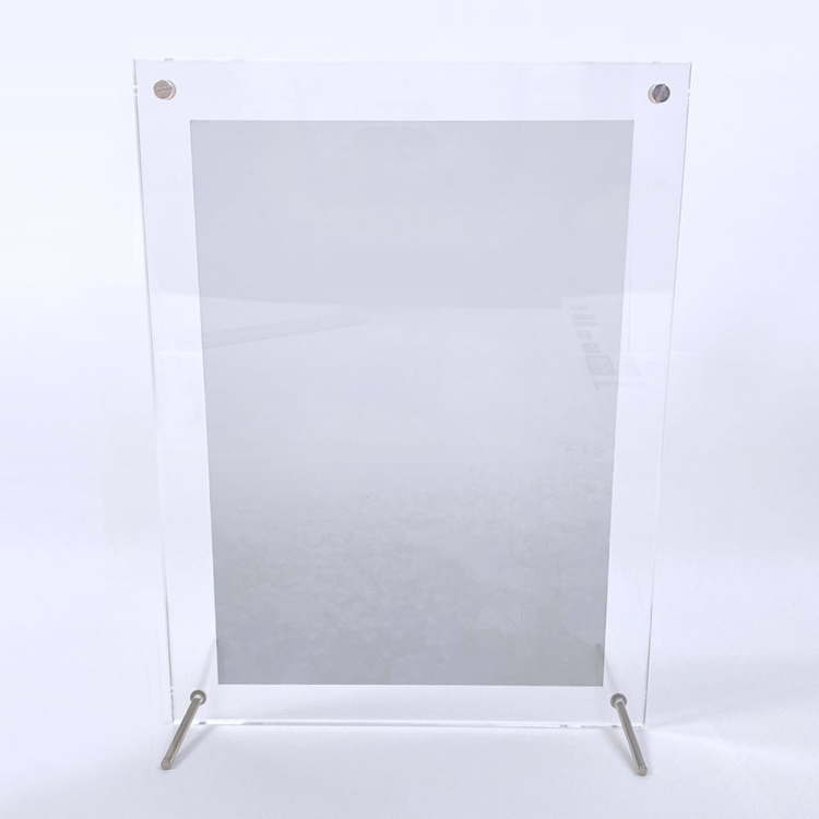 ナカバヤシ アクリルピクチャーフォトフレーム テーパー加工 A4 スタンドタイプ 写真立て IT-FL-A01-A4の商品画像9枚目