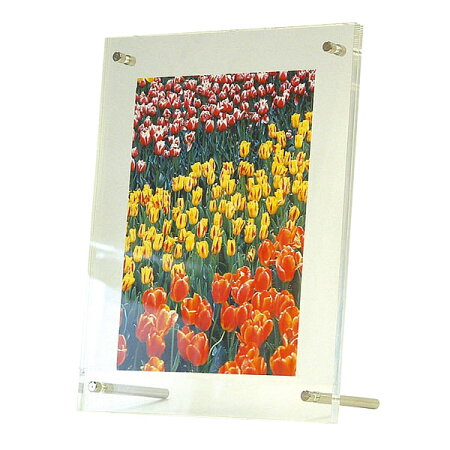 アクリル製 ピクチャーフレーム スタンドタイプ ポストカードプリント用 フ-ACS-PCの商品画像2枚目