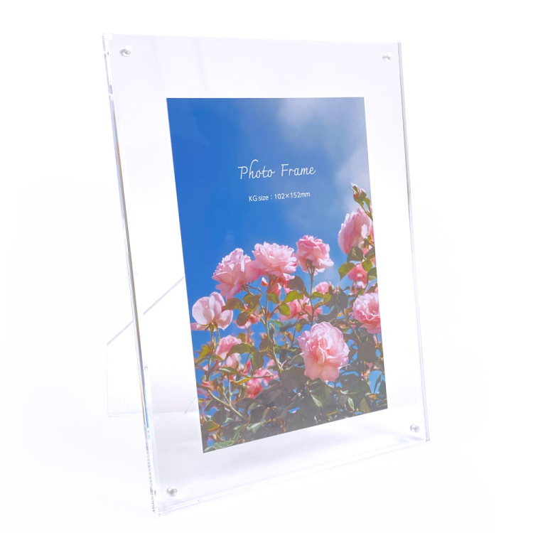 ナカバヤシ アクリルマグネットフォトフレーム KG判 スタンドタイプ 写真立て IT-FL-A02-KG