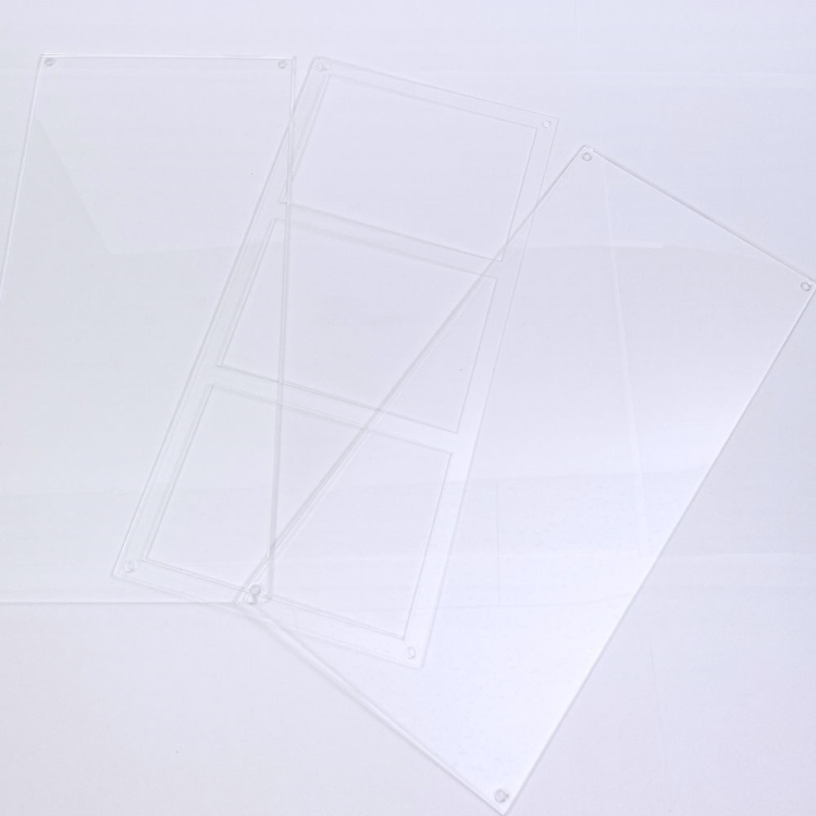 ナカバヤシ アクリルフォトフレーム 3層 溝あり 3連 L判 スタンドタイプ 写真立て IT-FL-A05-Lの商品画像7枚目