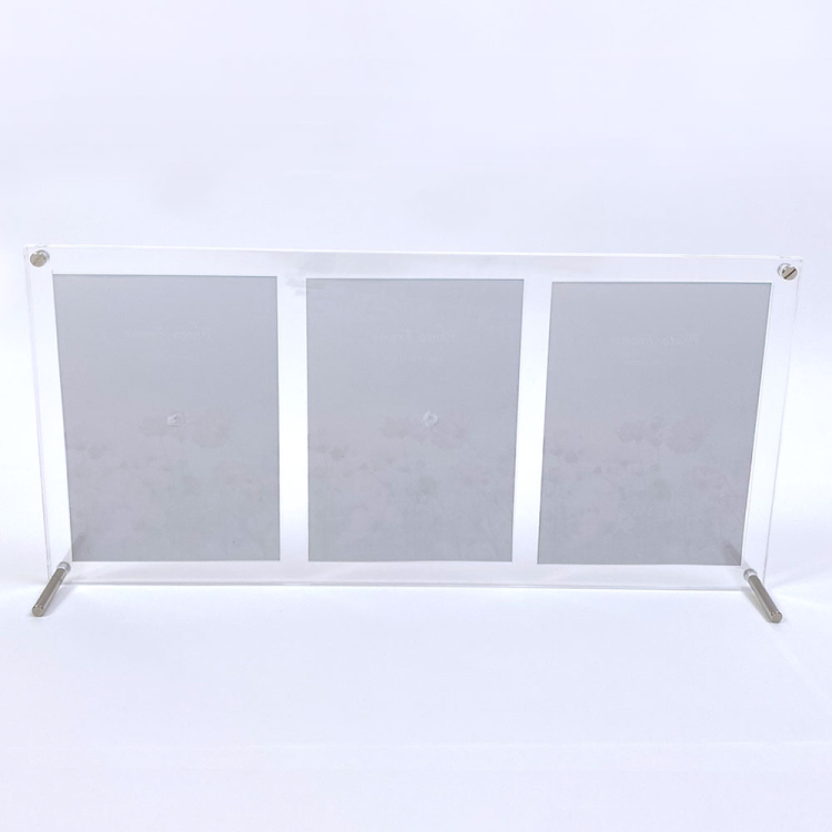 ナカバヤシ アクリルフォトフレーム 3層 溝あり 3連 L判 スタンドタイプ 写真立て IT-FL-A05-Lの商品画像8枚目