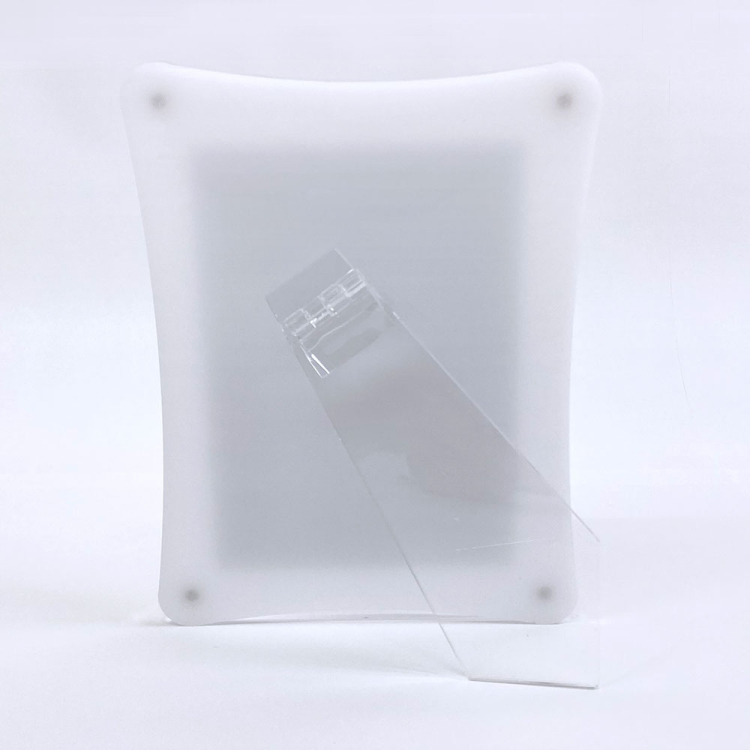 ナカバヤシ アクリルマグネットフォトフレーム ウェーブ 波型 L判 ホワイト スタンドタイプ 写真立て IT-FL-A06-L-Wの商品画像9枚目