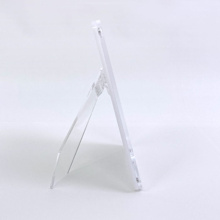 ナカバヤシ アクリルマグネットフォトフレーム ウェーブ 波型 L判 ホワイト スタンドタイプ 写真立て IT-FL-A06-L-Wの商品画像10枚目