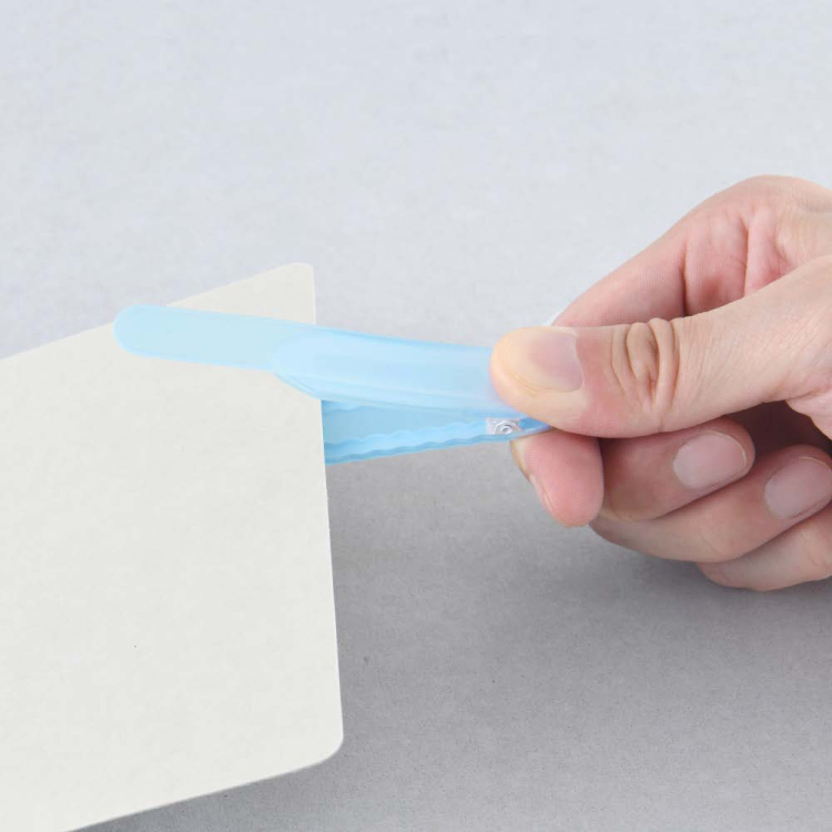 ナカバヤシ パタップ/シリコンブックマーカー/クリアブルー DSB-PTP-CBの商品画像6枚目