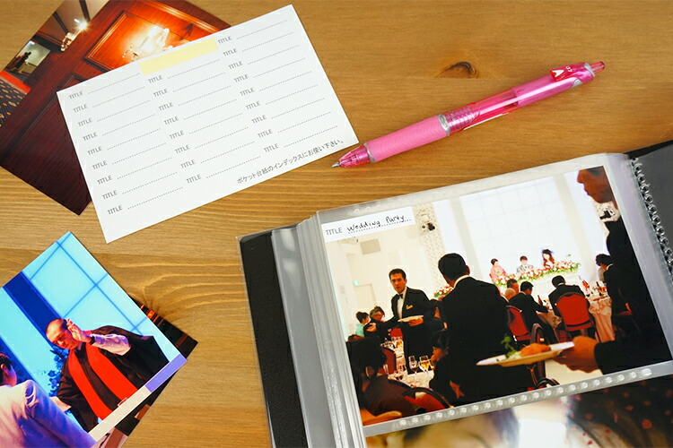 ナカバヤシ 超透明ポケットアルバム/L判300枚収納 CTPL-300-BK/N ブラックの商品画像5枚目