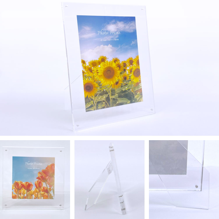 ナカバヤシ アクリルマグネットフォトフレーム KG判 スタンドタイプ 写真立て IT-FL-A02-KGの商品画像3枚目