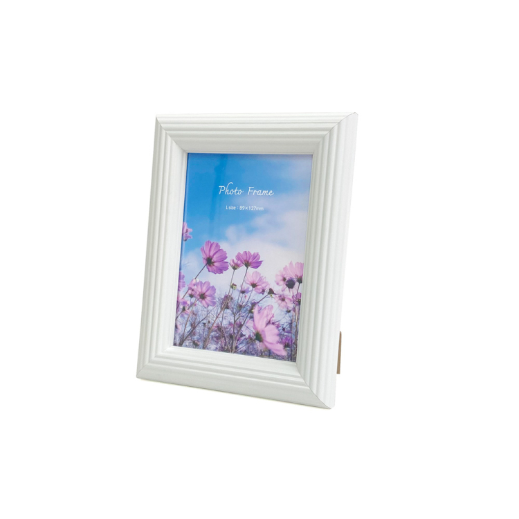 【WEB限定】 ナカバヤシ 木製フォトフレーム L判 ホワイト  写真立て IT-FL-W01-L-Wの商品画像2枚目