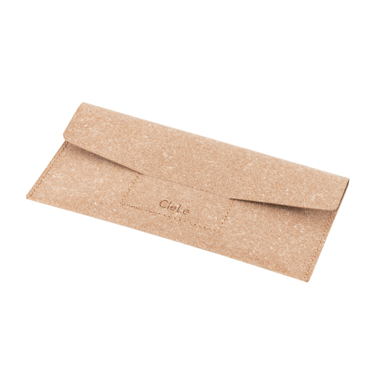 ナカバヤシ CleLe(クルレ) フラップペンケース ブラウン CLL-FPC01-BRの商品画像1枚目