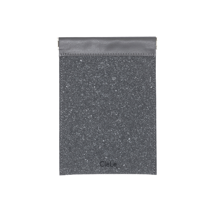 ナカバヤシ　CleLe（クルレ）　スプリングポーチ　M　グレー　CLL-SPM-GYの商品画像1枚目