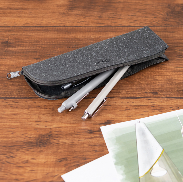 ナカバヤシ CleLe(クルレ) スリムペンケース グレー CLL-SPC-GYの商品画像3枚目
