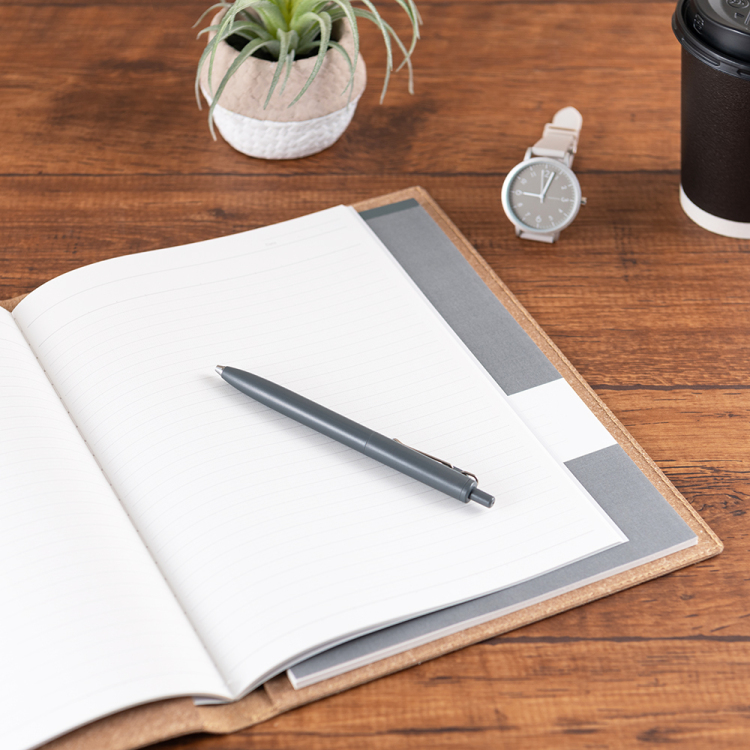 ナカバヤシ CleLe(クルレ) ノートパッドホルダー B5 ブラウン CLL-NPHB5-BRの商品画像5枚目