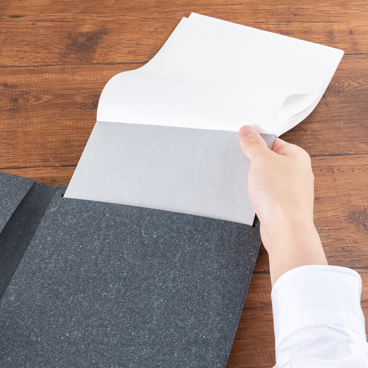 ナカバヤシ CleLe(クルレ) ノートパッドホルダー B5 グレー CLL-NPHB5-GYの商品画像4枚目