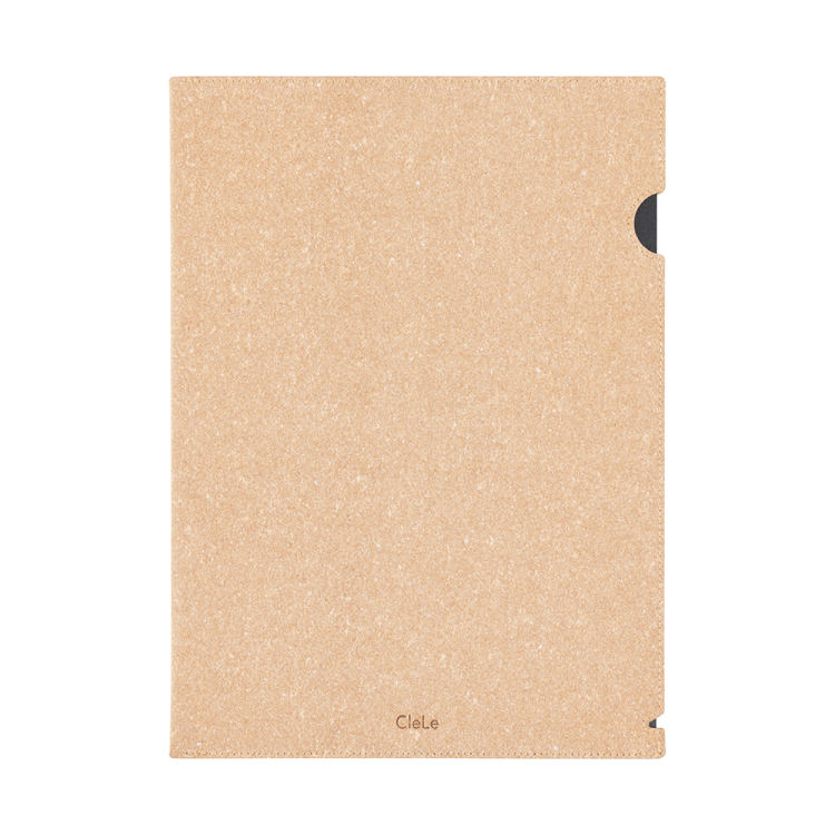 ナカバヤシ CleLe(クルレ) ドキュメントホルダー A4 ブラウン CLL-DHA4-BRの商品画像1枚目