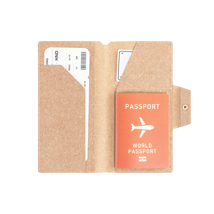 ナカバヤシ CleLe(クルレ) パスポートケース L ブラウン CLL-PPCL-BRの商品画像3枚目