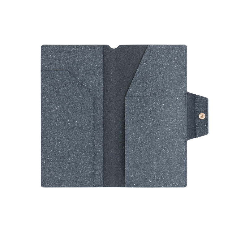 ナカバヤシ CleLe(クルレ) パスポートケース L グレー CLL-PPCL-GYの商品画像2枚目