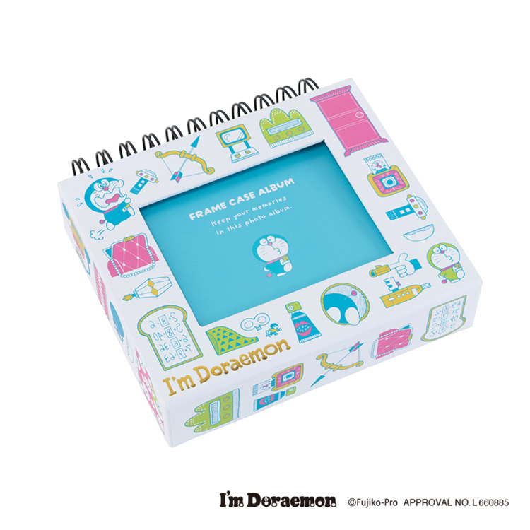 【アルバムの日記念特価】ナカバヤシ フォトランク フレームケースアルバム L判60枚収納 ドラえもんホワイト A-FTPC-212-DRWの商品画像10枚目