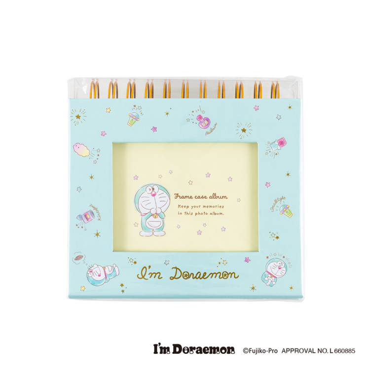 【アルバムの日記念特価】ナカバヤシ フォトランク フレームケースアルバム L判60枚収納 ドラえもんブルー A-FTPC-212-DRBの商品画像3枚目