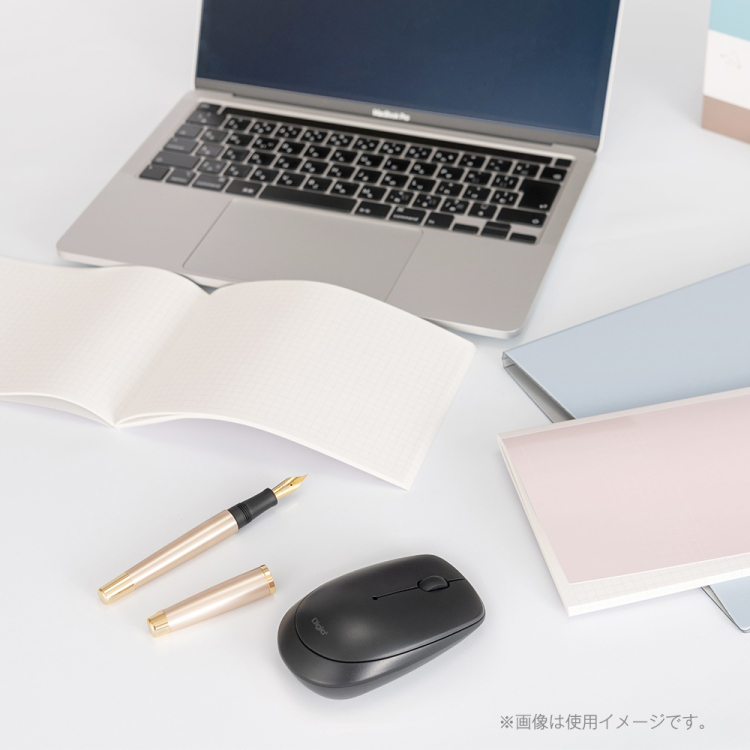 ナカバヤシ 無線3ボタンBlueLEDマウス MUS-RKT209W ブラック (tm)の商品画像8枚目