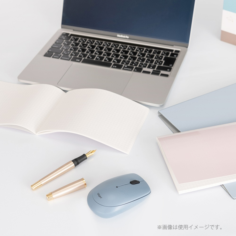 ナカバヤシ 無線3ボタンBlueLEDマウス MUS-RKT209W ブルー (tm)の商品画像8枚目