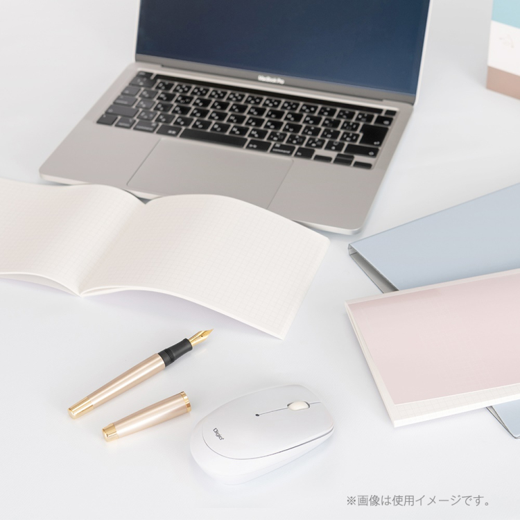 ナカバヤシ 無線3ボタンBlueLEDマウス MUS-RKT209W ホワイト (tm)の商品画像8枚目